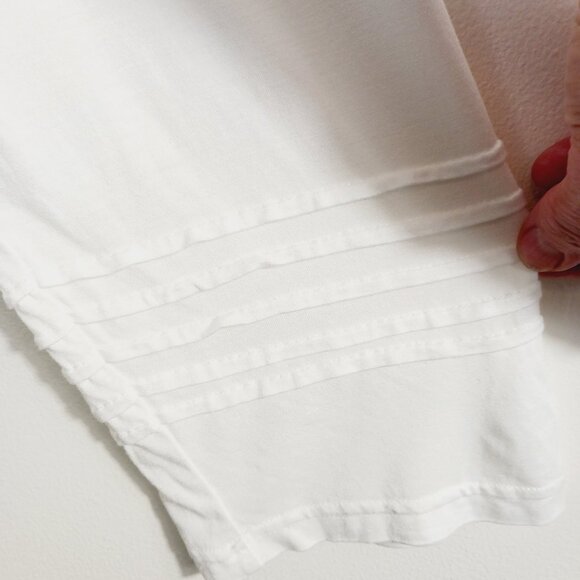 Liv Los Angeles 1X Long Sleeve Creamy White Embroidered Top, Boho, Bohemian - Picture 7 of 16